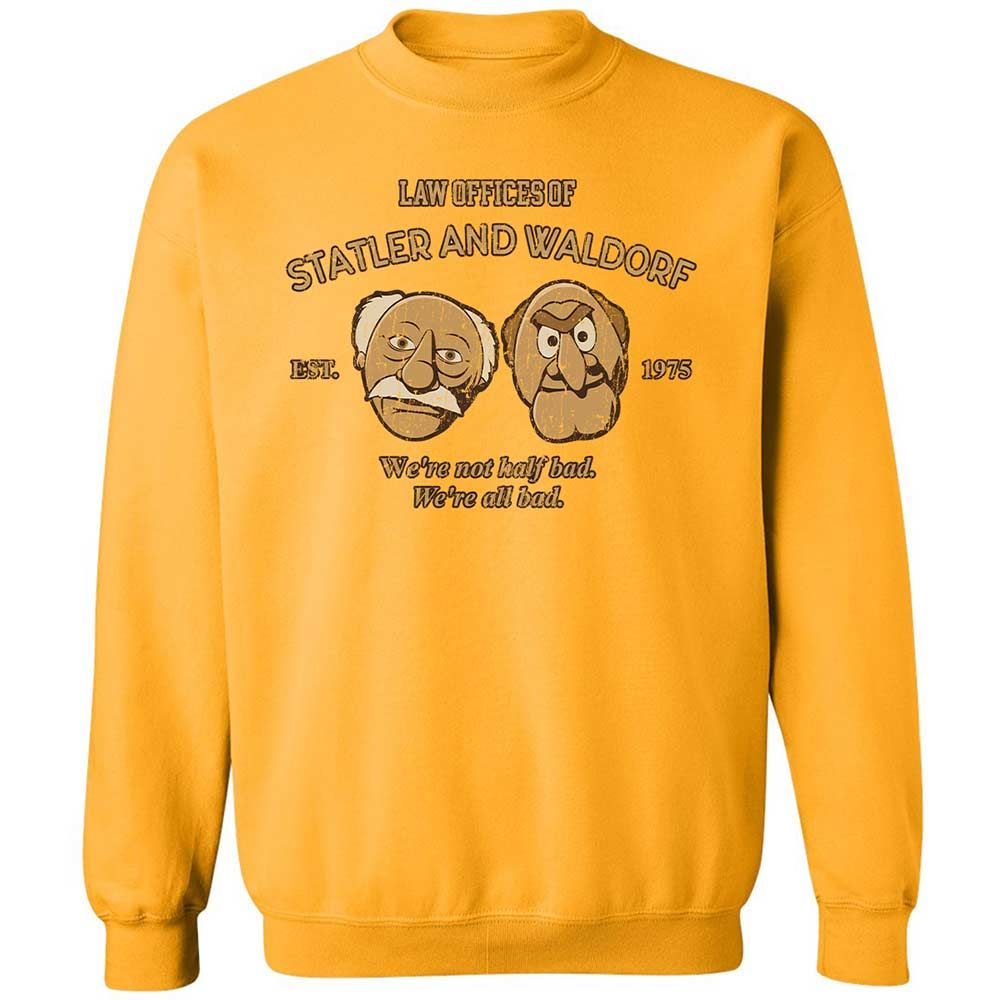 Classic Unisex Sweatshirt - CR2PQKPU - Gold - 14