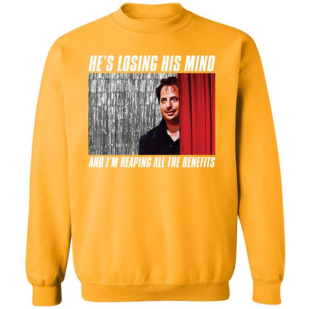 Classic Unisex Sweatshirt - FLWQJEGJ - Gold - 14