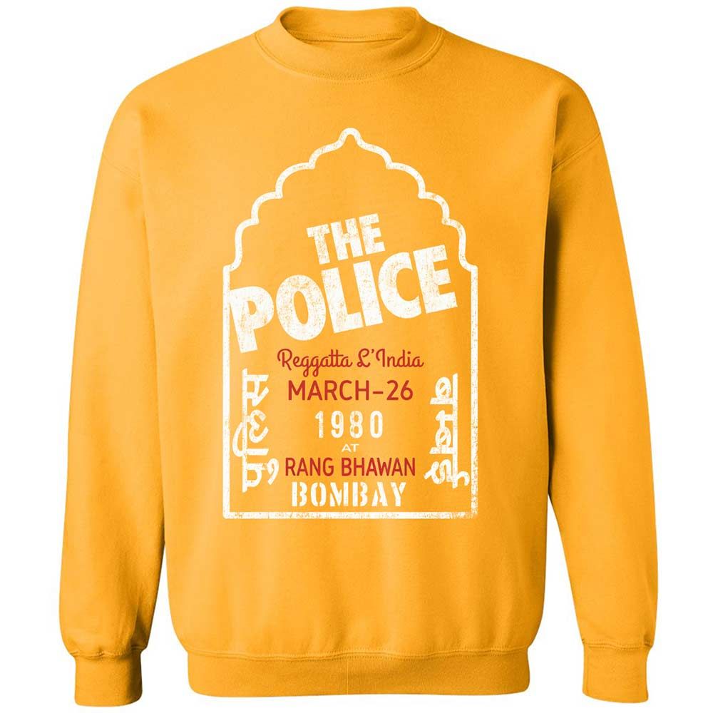 Classic Unisex Sweatshirt - Q45MC7JT - Gold - 14