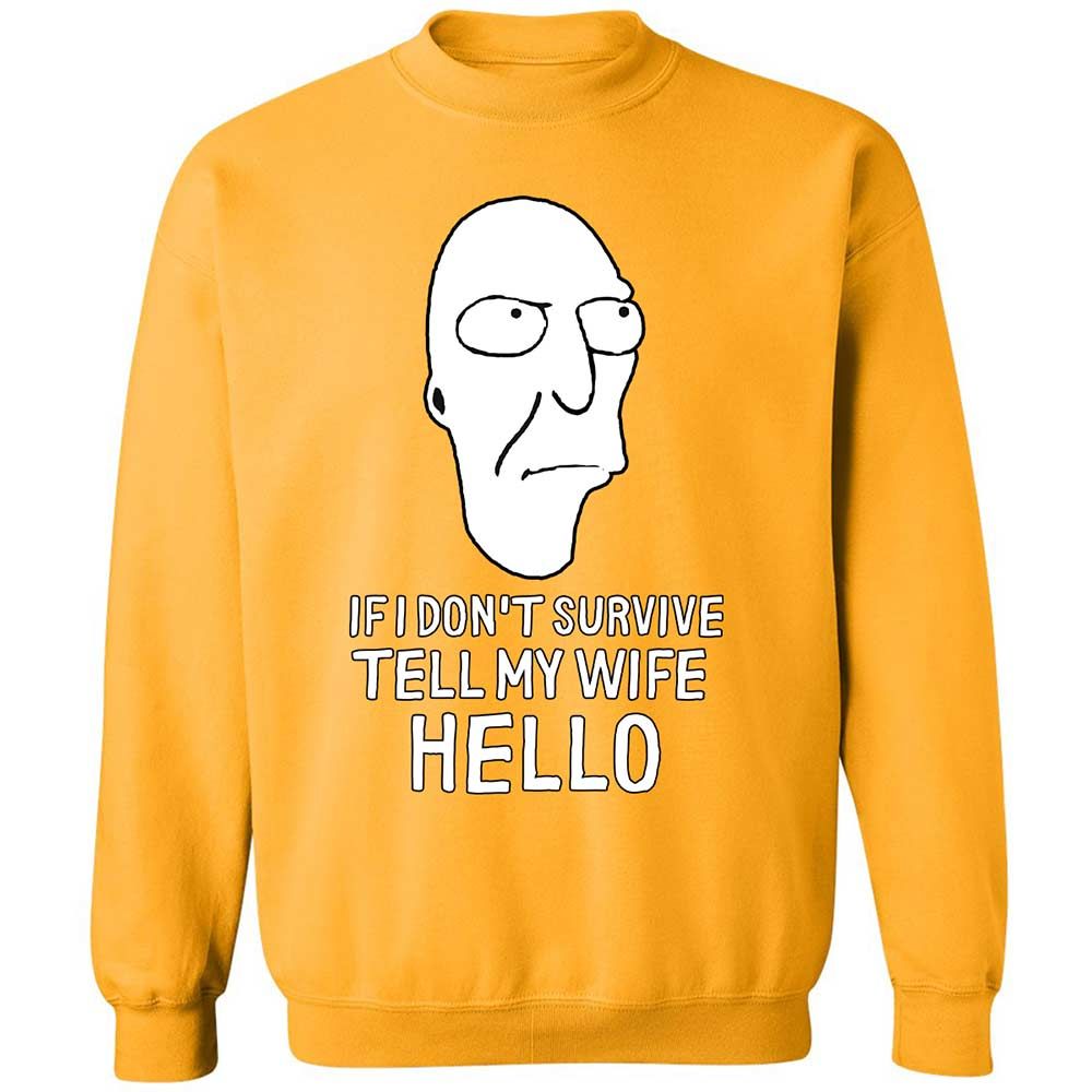 Classic Unisex Sweatshirt - 69ARHAX6 - Gold - 14