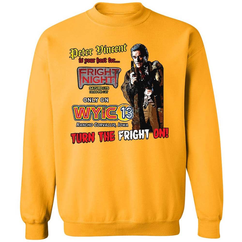 Peter Vincent Fright horror night cult - Gold - 14