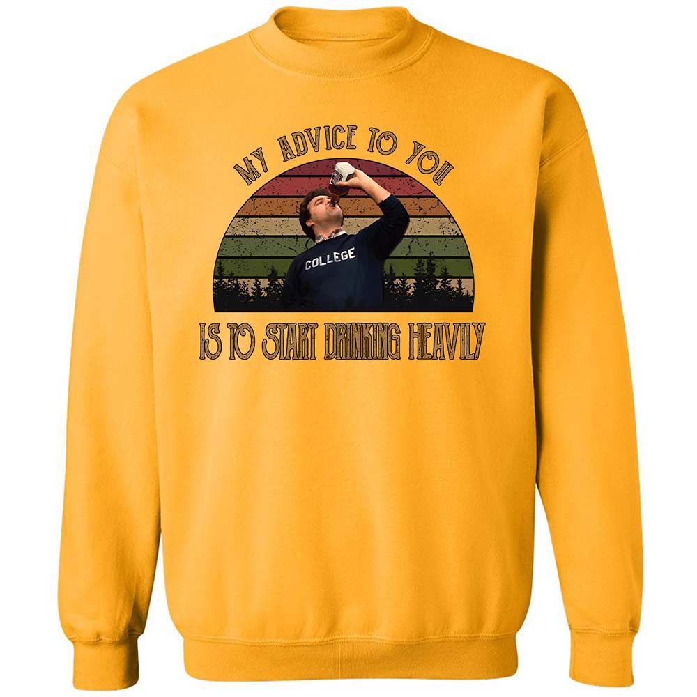 Classic Unisex Sweatshirt - 3F799STB - Gold - 14