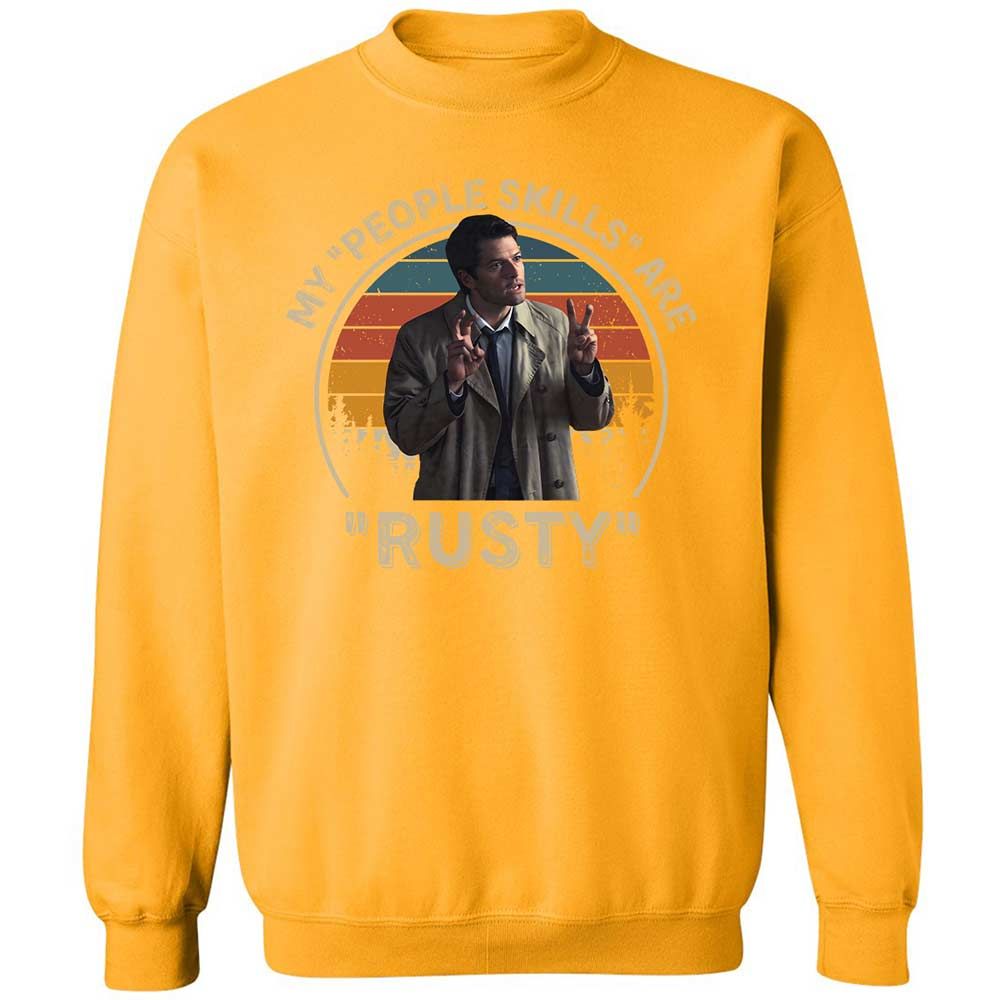 Classic Unisex Sweatshirt - R6PN7B9B - Gold - 14