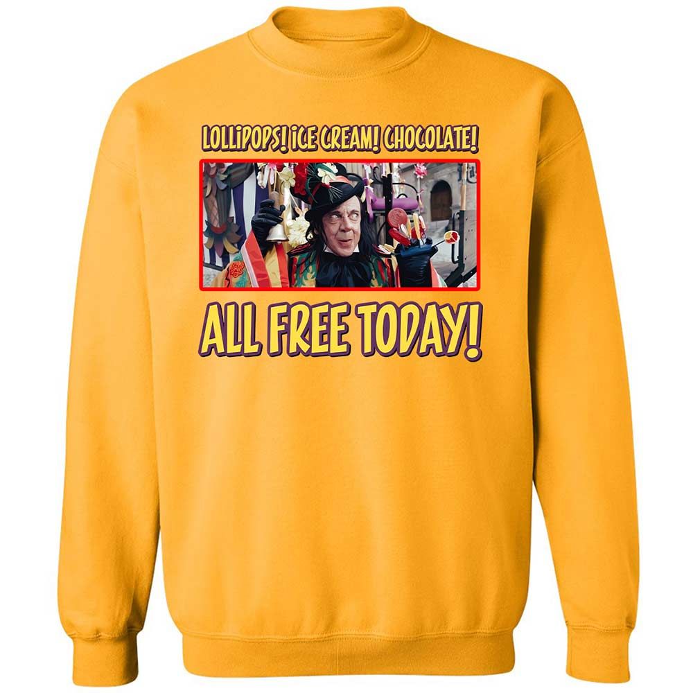 Classic Unisex Sweatshirt - QJV14LXJ - Gold - 14
