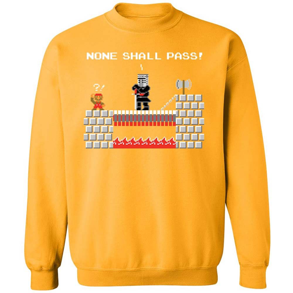 No Plumbers Shall Pass - Gold - 14