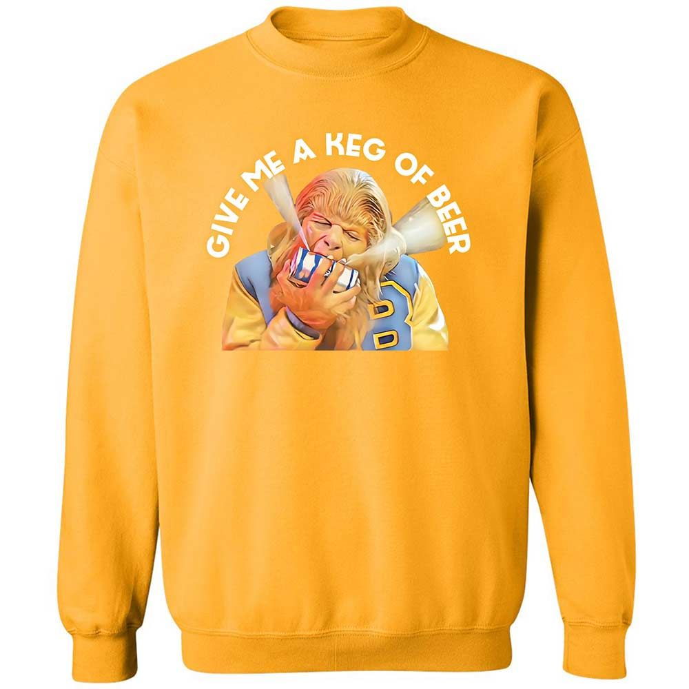 Classic Unisex Sweatshirt - R6HHE3UK - Gold - 14