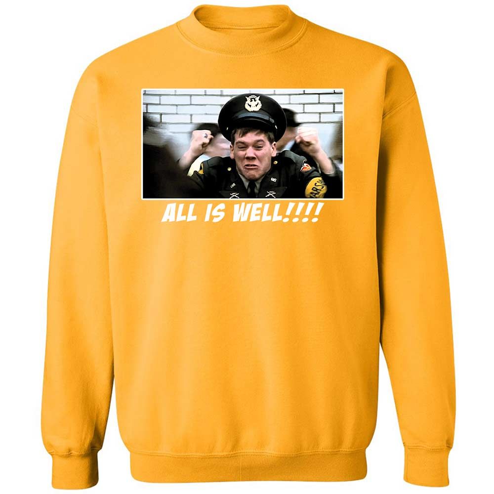 Classic Unisex Sweatshirt - VXBWUX97 - Gold - 14