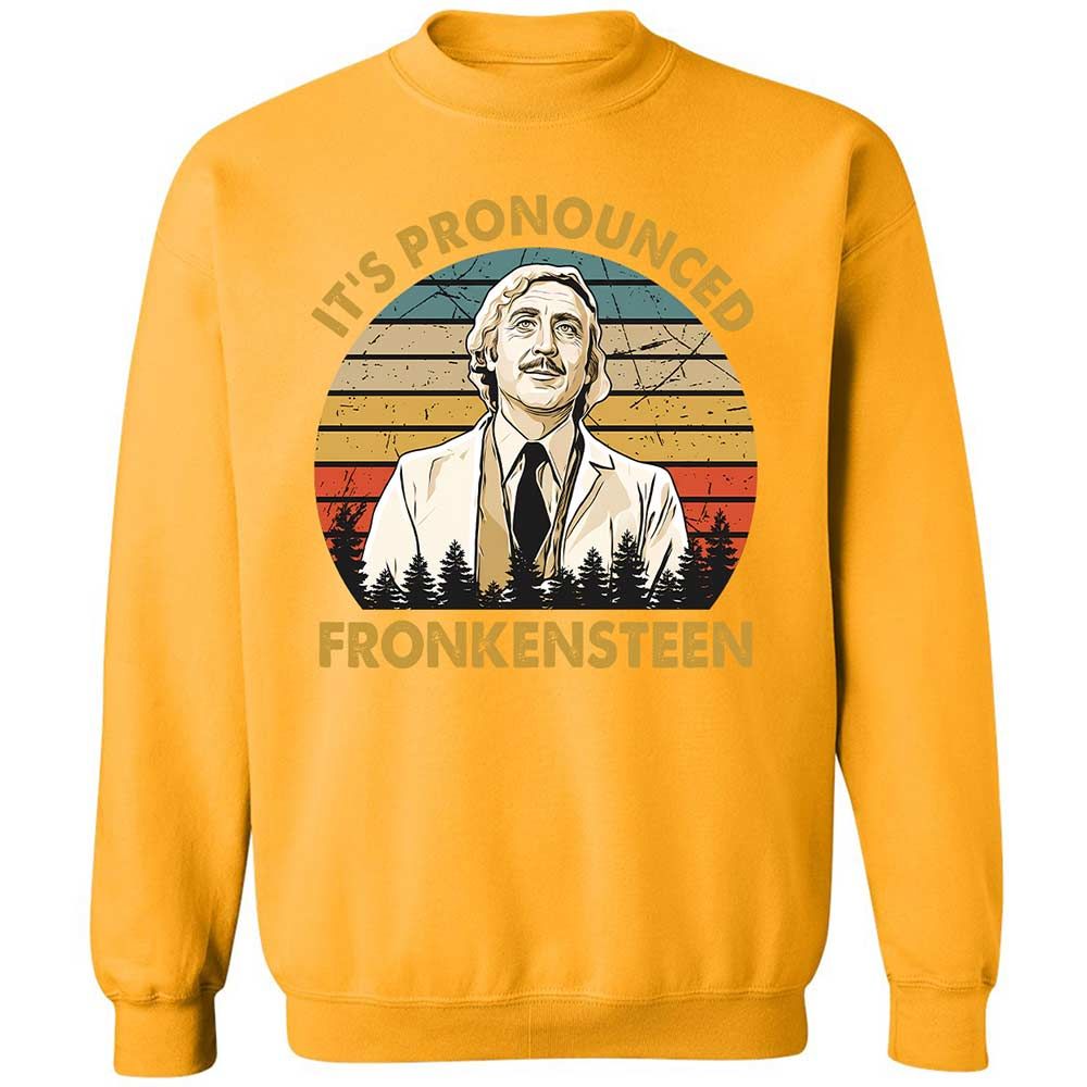 Classic Unisex Sweatshirt - W48GFD77 - Gold - 14