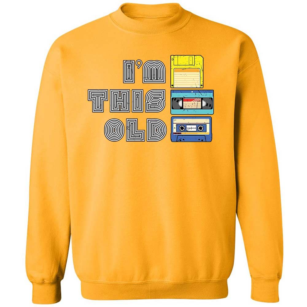 Classic Unisex Sweatshirt - Black - Gold - 14