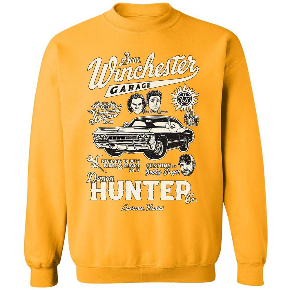 Classic Unisex Sweatshirt - B6335ETU - Gold - 14
