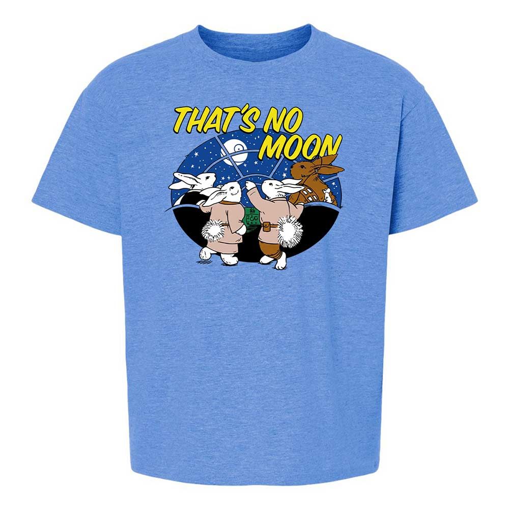 Kids T-Shirt - White - Heather Royal - 14