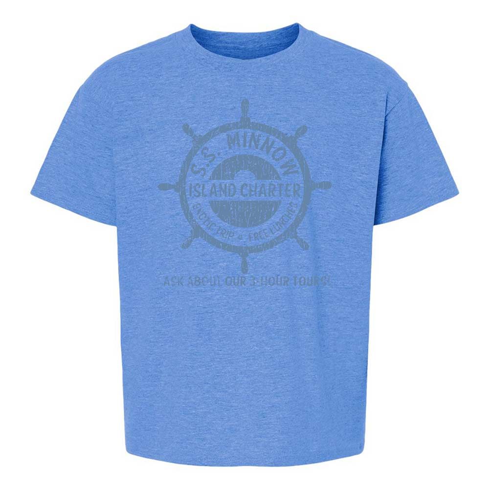 Kids T-Shirt - V7MK5CB8 - Heather Royal - 14