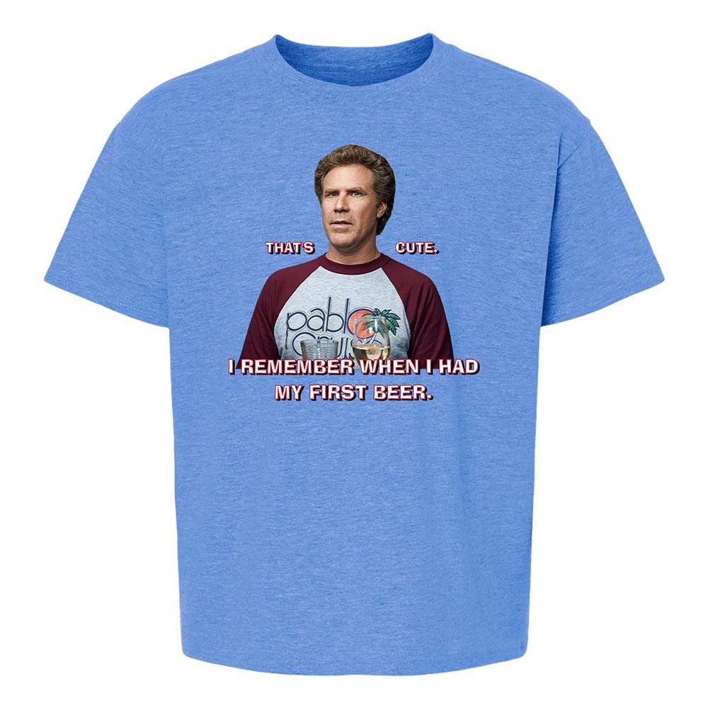 Kids T-Shirt - 8XM6VUKL - Heather Royal - 14