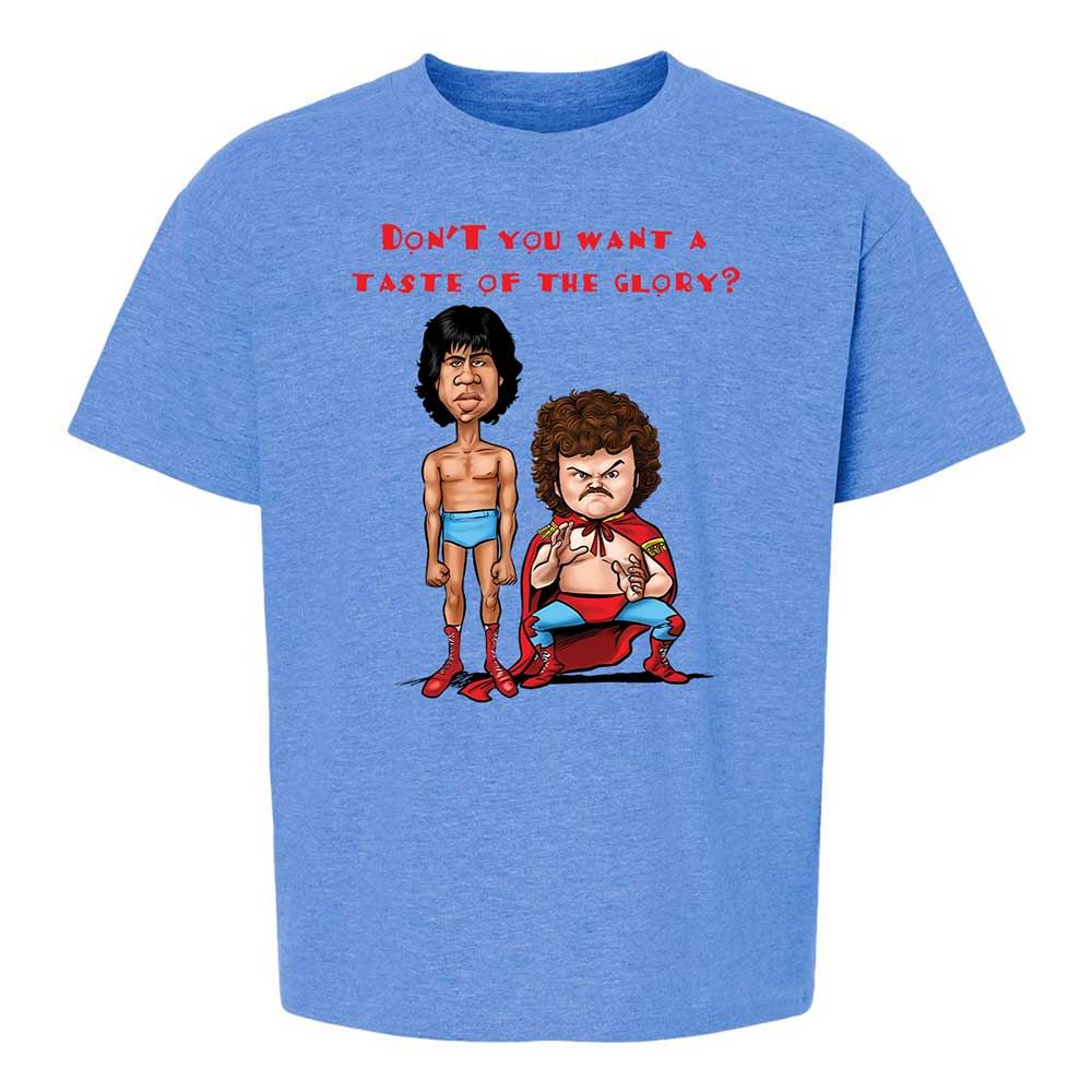 Kids T-Shirt - A6S4PKCU - Heather Royal - 14