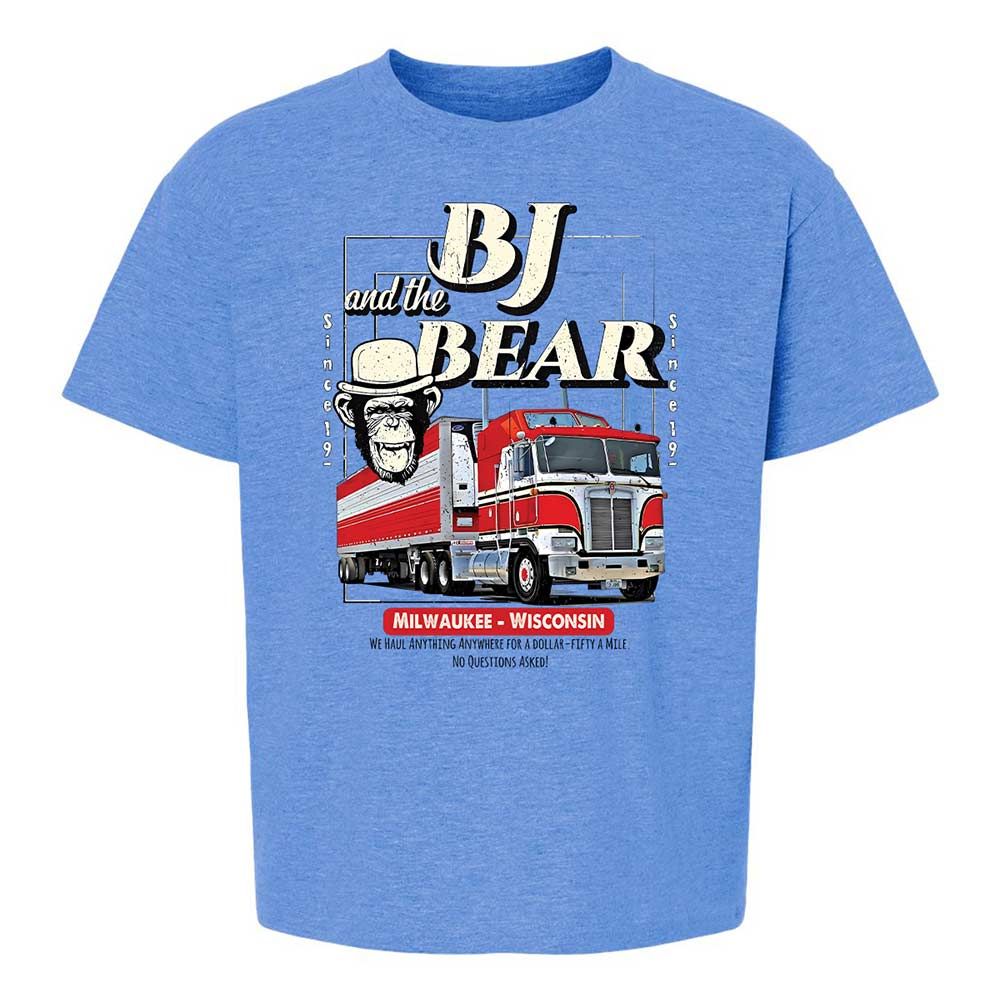 Kids T-Shirt - ATVXNT7R - Heather Royal - 14