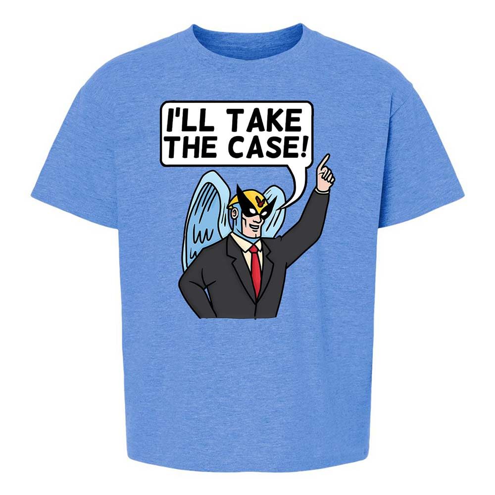 Kids T-Shirt - 6V4JPA3Q - Heather Royal - 14