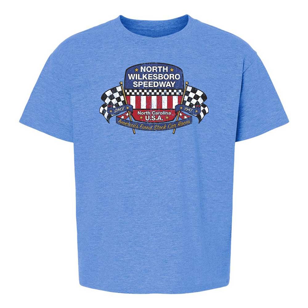 Kids T-Shirt - 9BRV2JKB - Heather Royal - 14