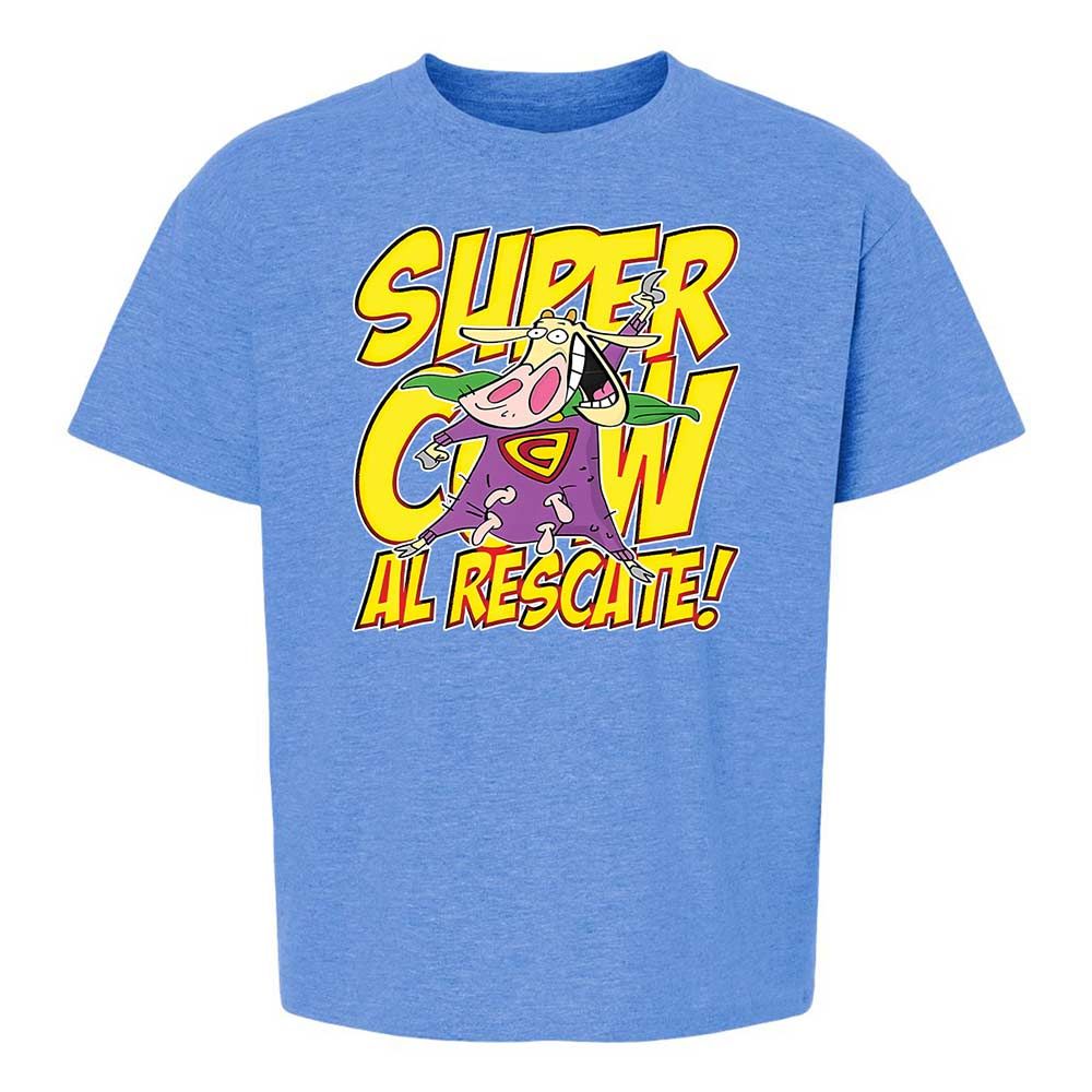 Kids T-Shirt - 1J4M8HQG - Heather Royal - 14