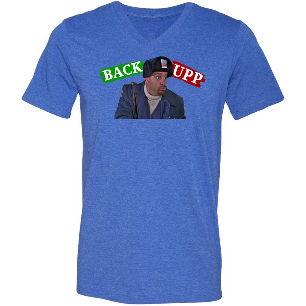 Unisex V-Neck T-Shirt - BVZC16RK - Heather True Royal - 14