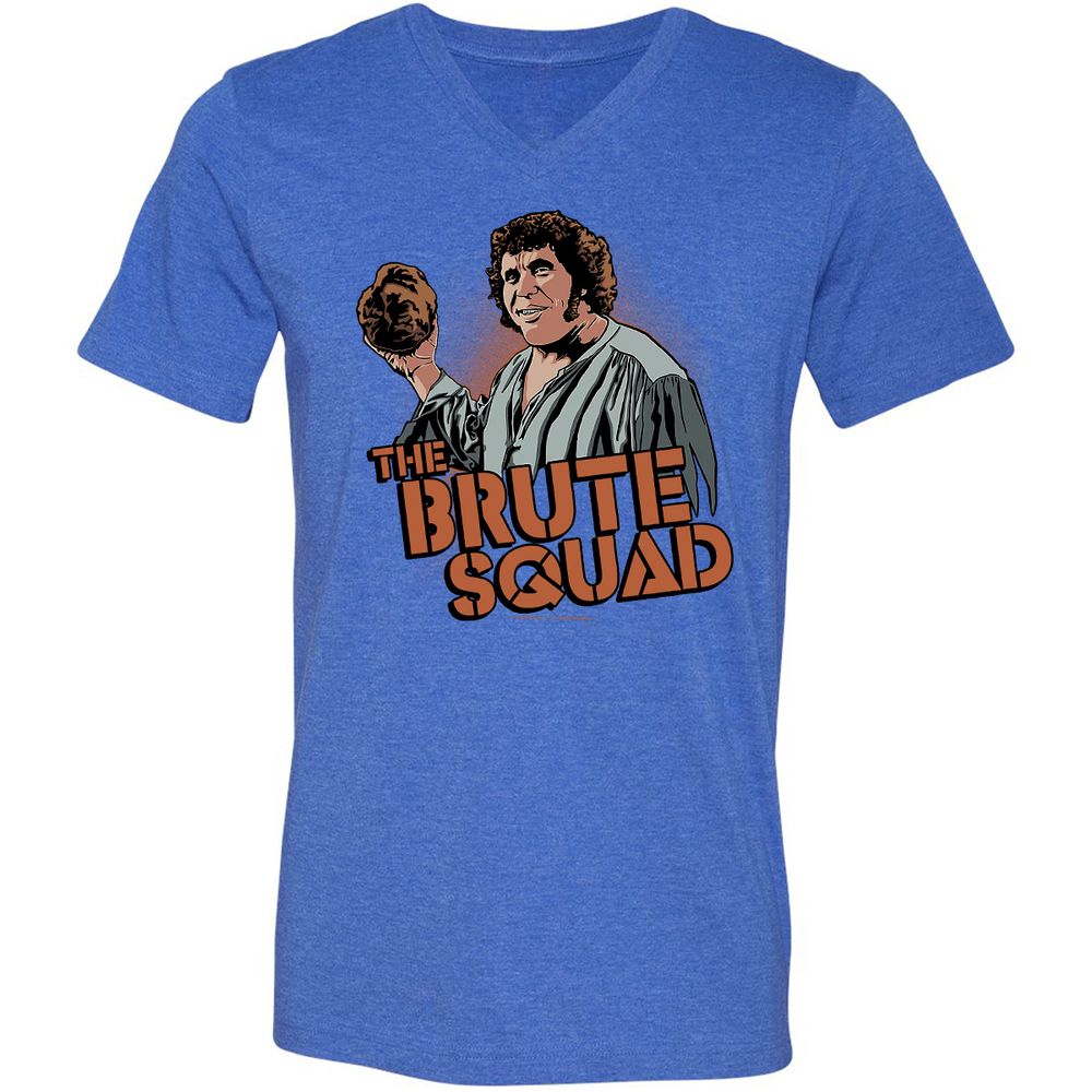 Unisex V-Neck T-Shirt - FZWAHGGE - Heather True Royal - 14