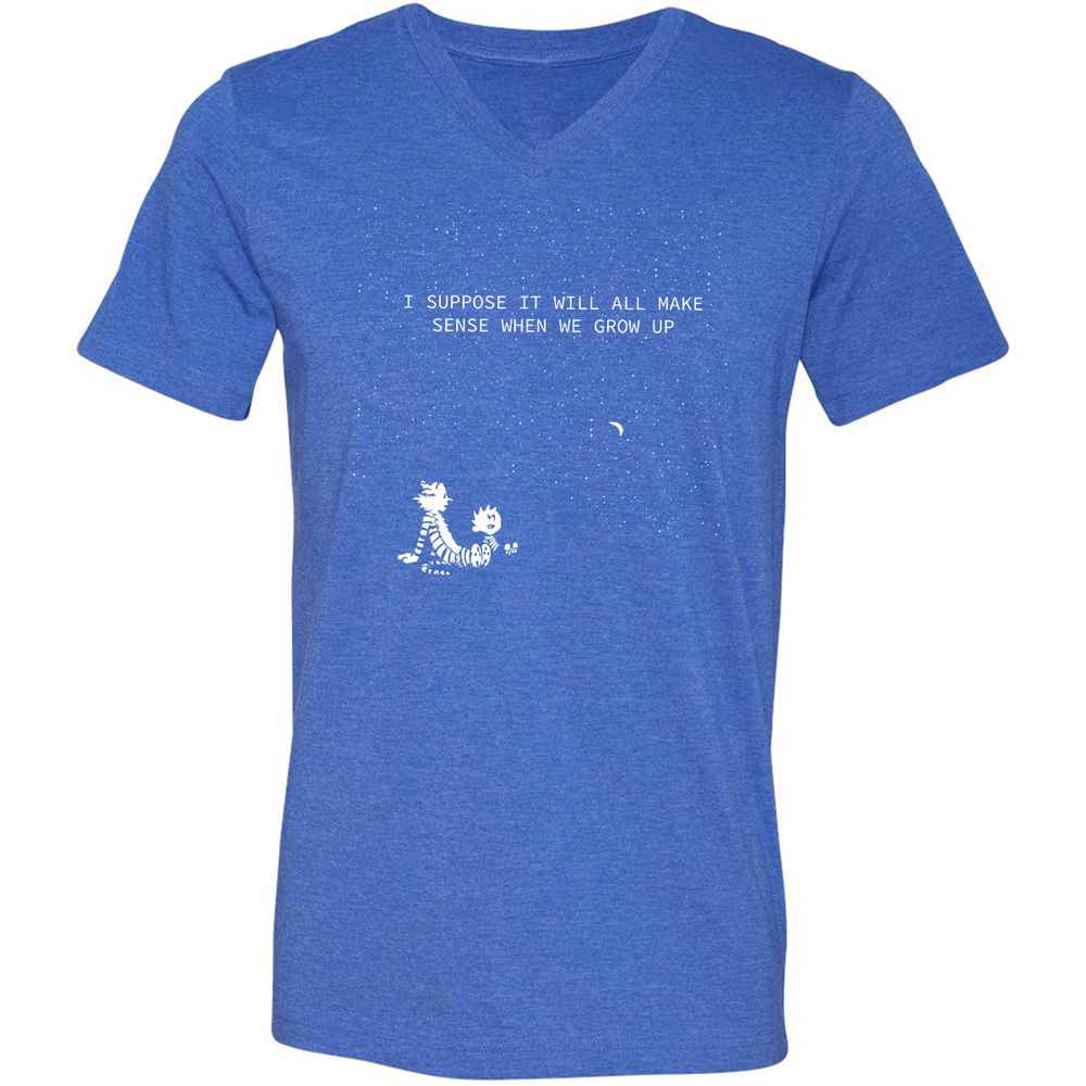 Calvin and Hobbes Stars - Heather True Royal - 14