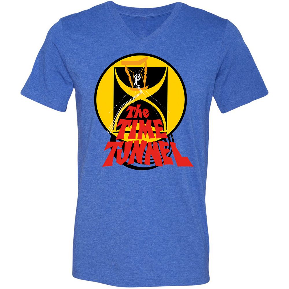 Unisex V-Neck T-Shirt - Y5USDS35 - Heather True Royal - 14
