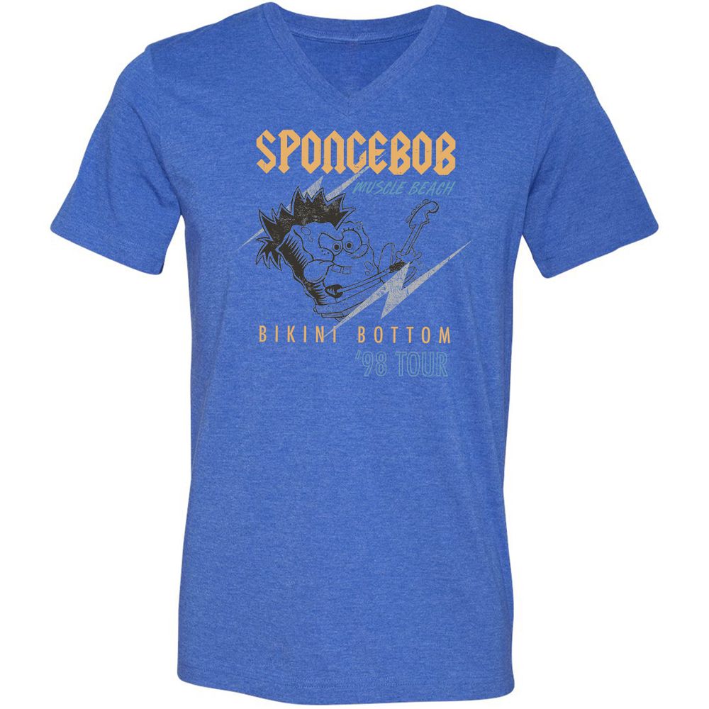 Unisex V-Neck T-Shirt - GYZG71T2 - Heather True Royal - 14