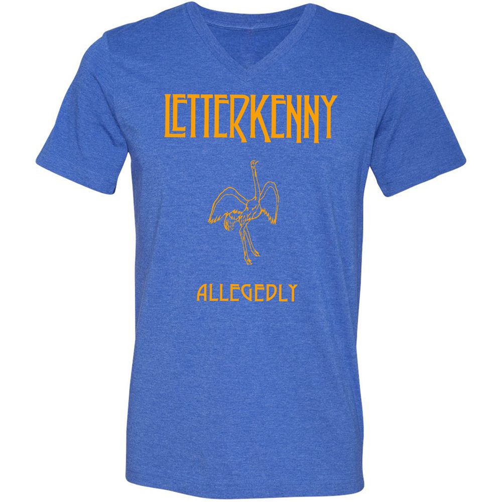 Unisex V-Neck T-Shirt - 6164ZZED - Heather True Royal - 14