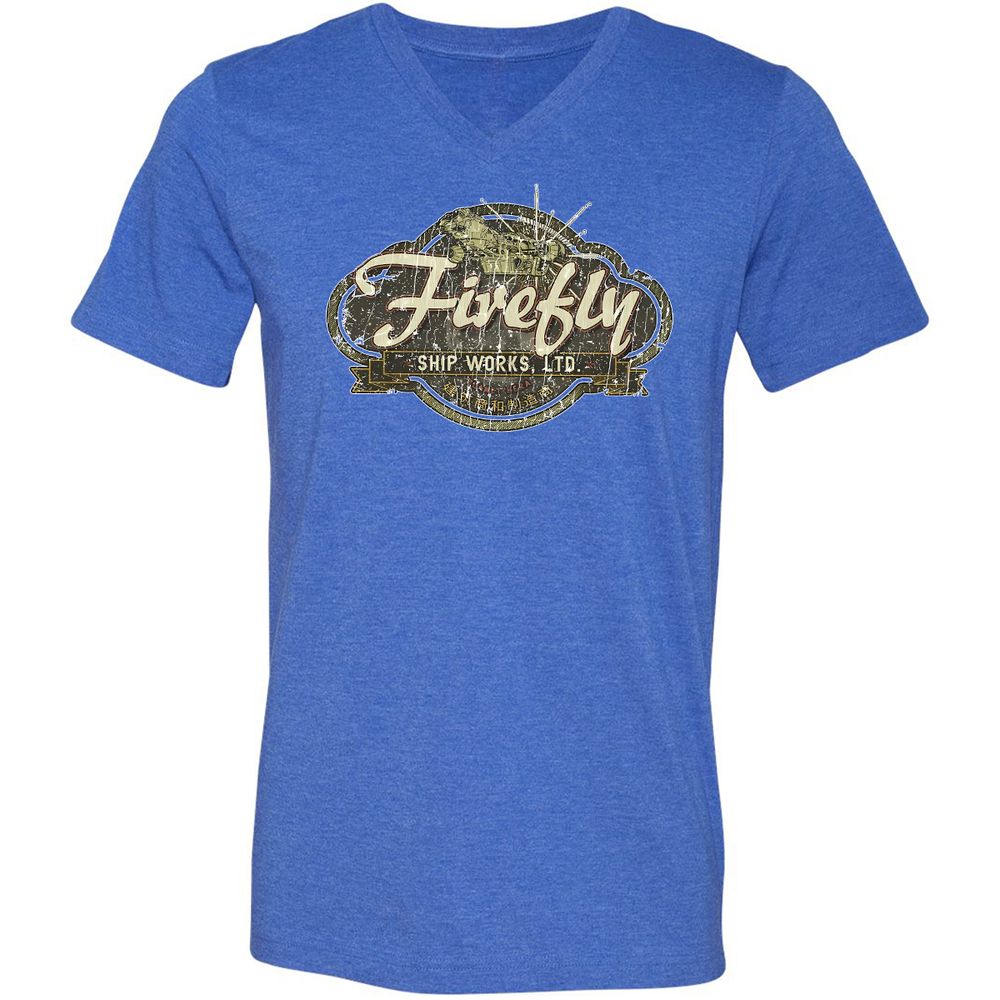 Unisex V-Neck T-Shirt - V816REAA - Heather True Royal - 14