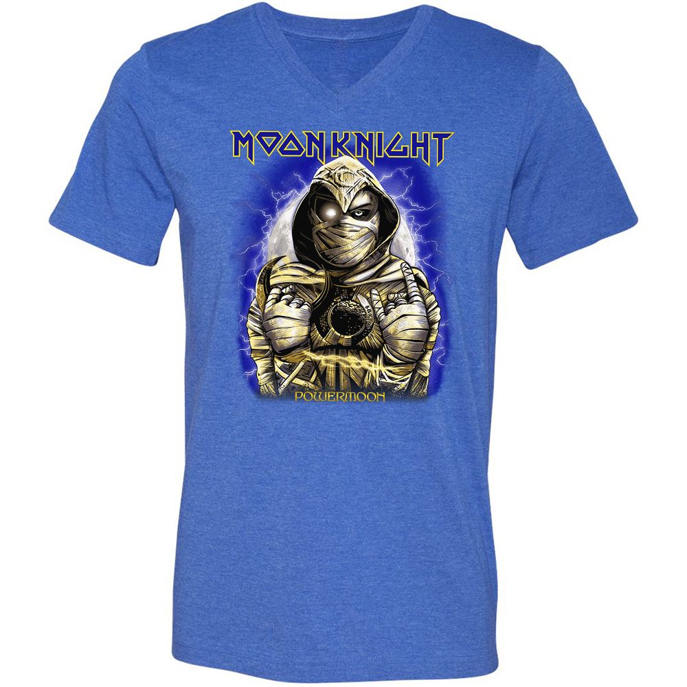 Unisex V-Neck T-Shirt - LD11X79B - Heather True Royal - 14