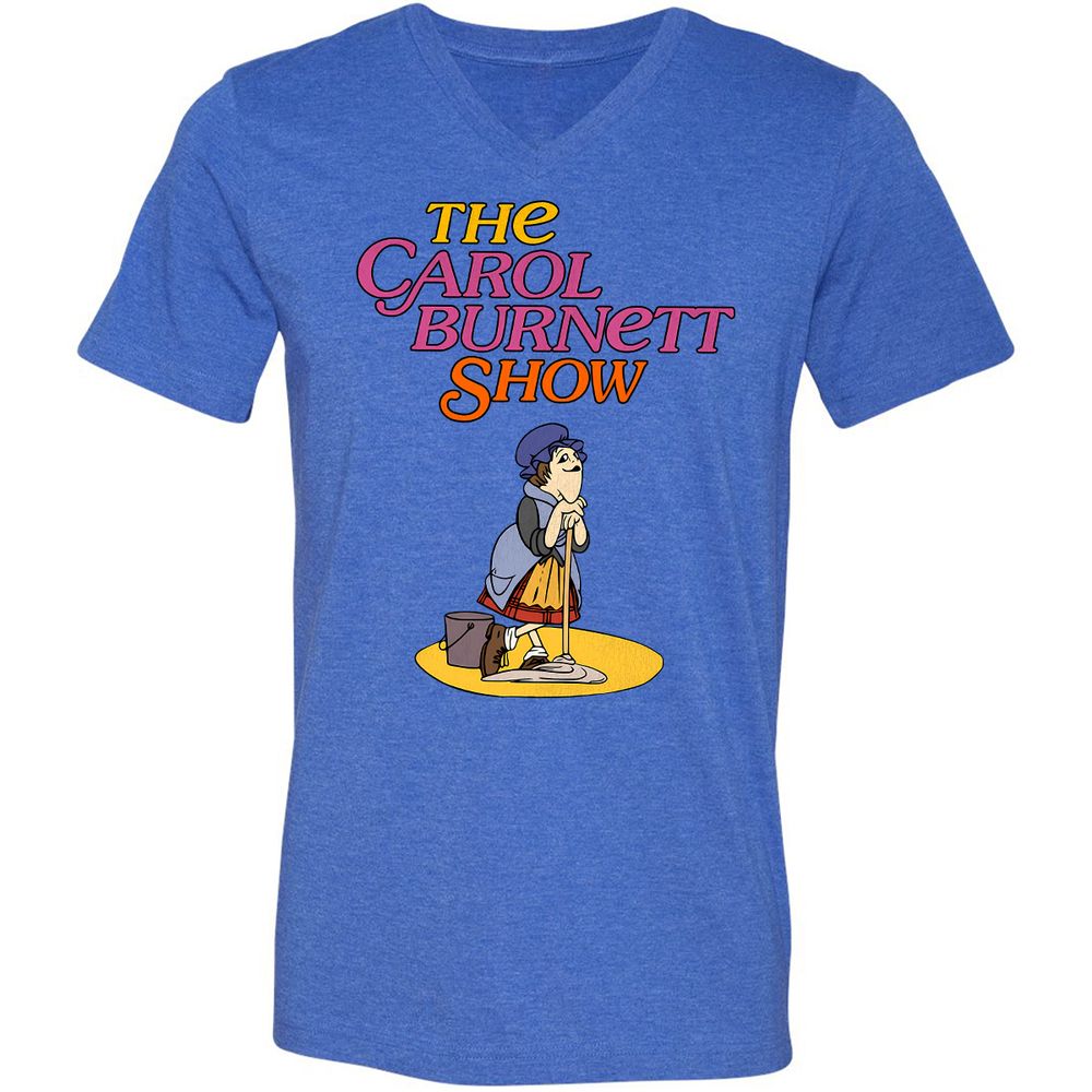 Unisex V-Neck T-Shirt - Z3V1L4M2 - Heather True Royal - 14