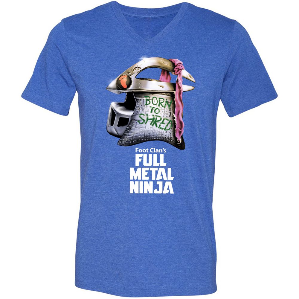 Unisex V-Neck T-Shirt - RC5AA1S6 - Heather True Royal - 14