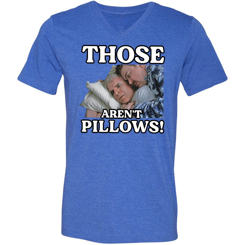 Unisex V-Neck T-Shirt - LBP6YN47 - Heather True Royal - 14