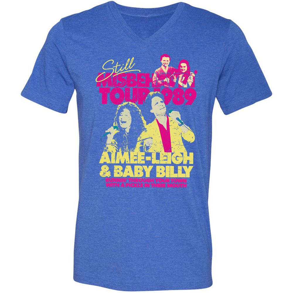 Unisex V-Neck T-Shirt - S1R1LEF7 - Heather True Royal - 14