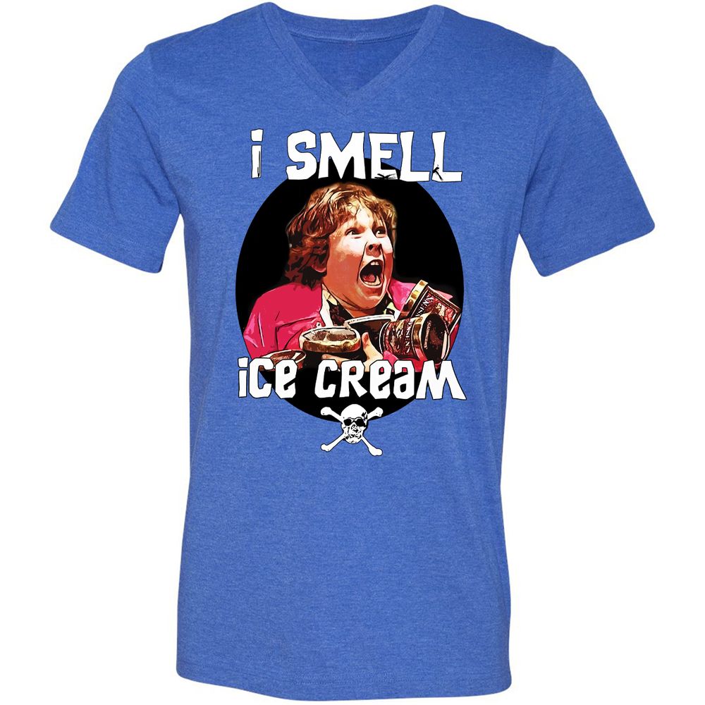 Unisex V-Neck T-Shirt - W488UG2D - Heather True Royal - 14