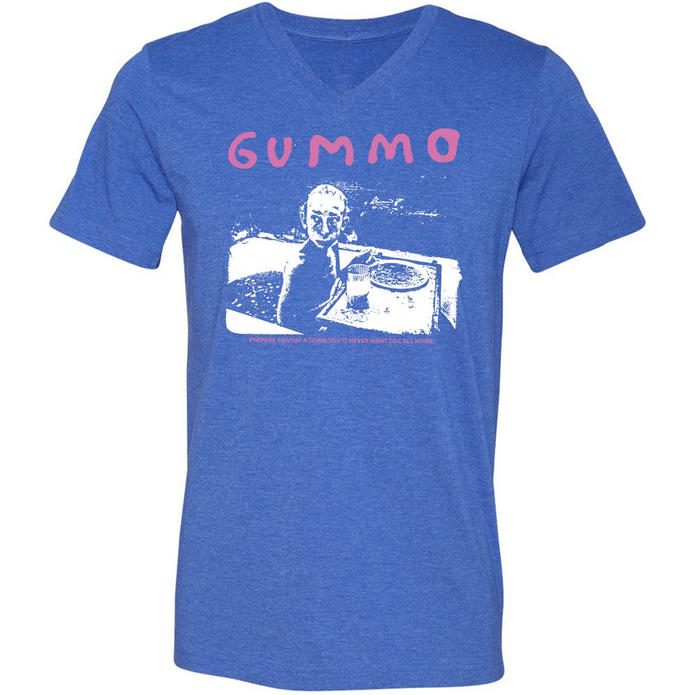 Unisex V-Neck T-Shirt - UHK3VGND - Heather True Royal - 14
