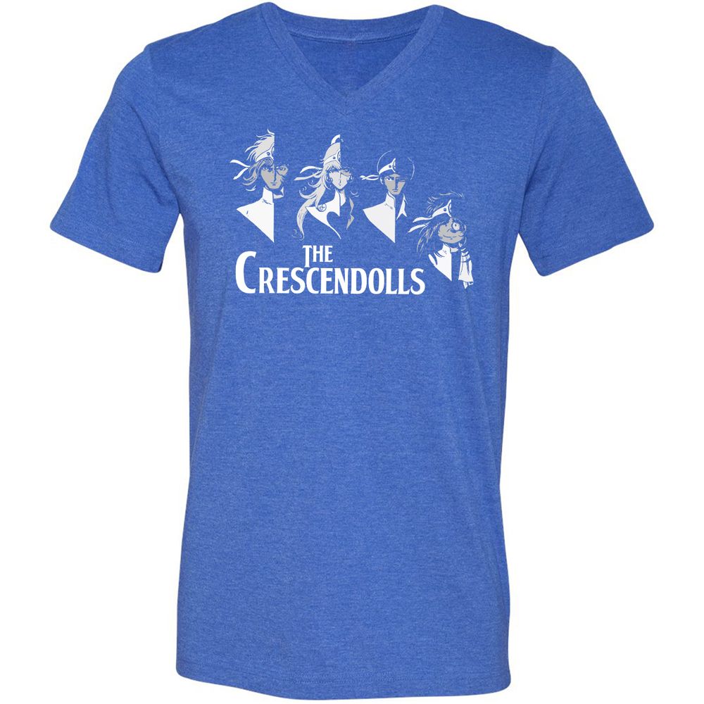 Unisex V-Neck T-Shirt - RJ53Z19D - Heather True Royal - 14