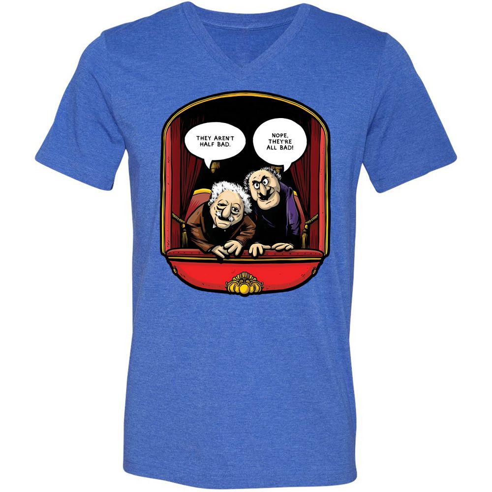 Statler and Waldorf (All Bad) - Heather True Royal - 14