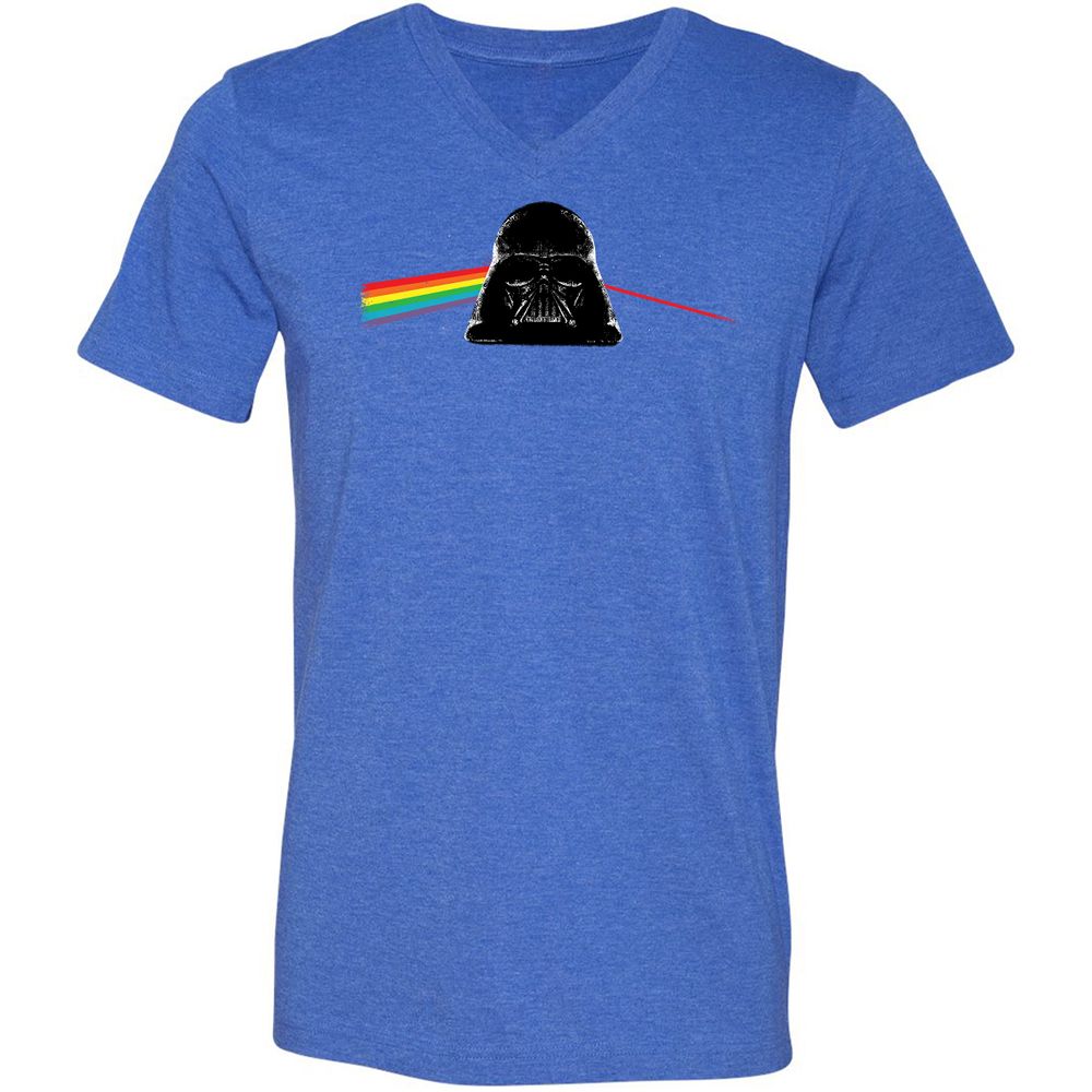 Unisex V-Neck T-Shirt - JW32WZ2F - Heather True Royal - 14