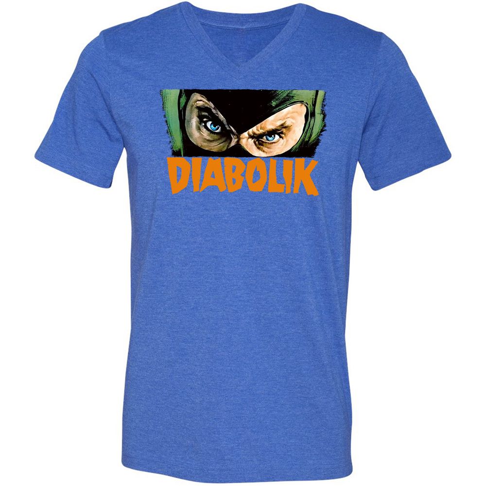 Unisex V-Neck T-Shirt - Y3C3S6F8 - Heather True Royal - 14