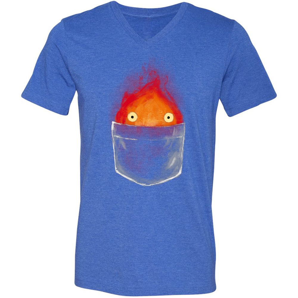 Unisex V-Neck T-Shirt - VS5UFSN3 - Heather True Royal - 14