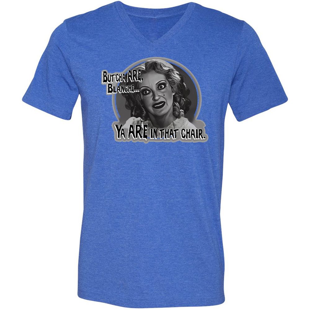 Unisex V-Neck T-Shirt - A5ZWCLLR - Heather True Royal - 14