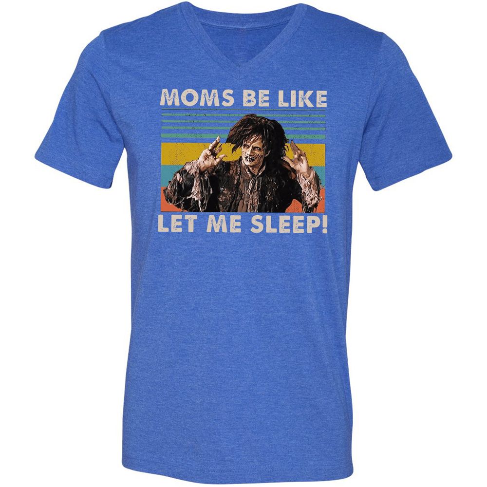 Unisex V-Neck T-Shirt - BX8T11YF - Heather True Royal - 14