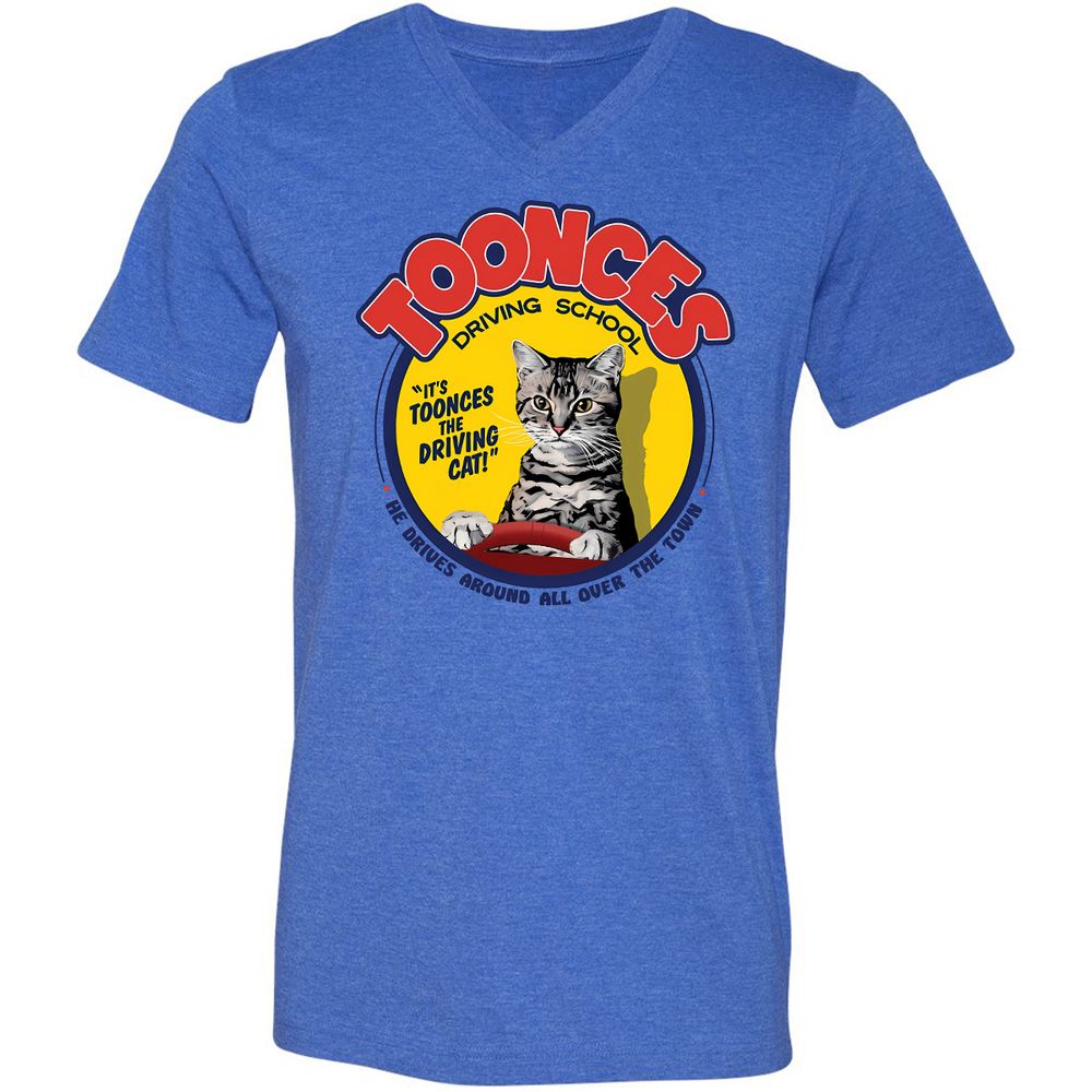 Unisex V-Neck T-Shirt - K1ULC959 - Heather True Royal - 14