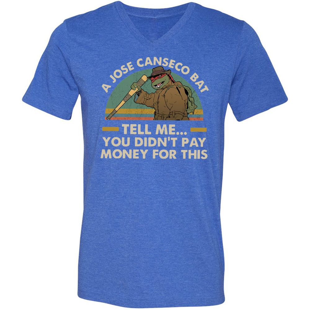 Unisex V-Neck T-Shirt - YM4362FG - Heather True Royal - 14