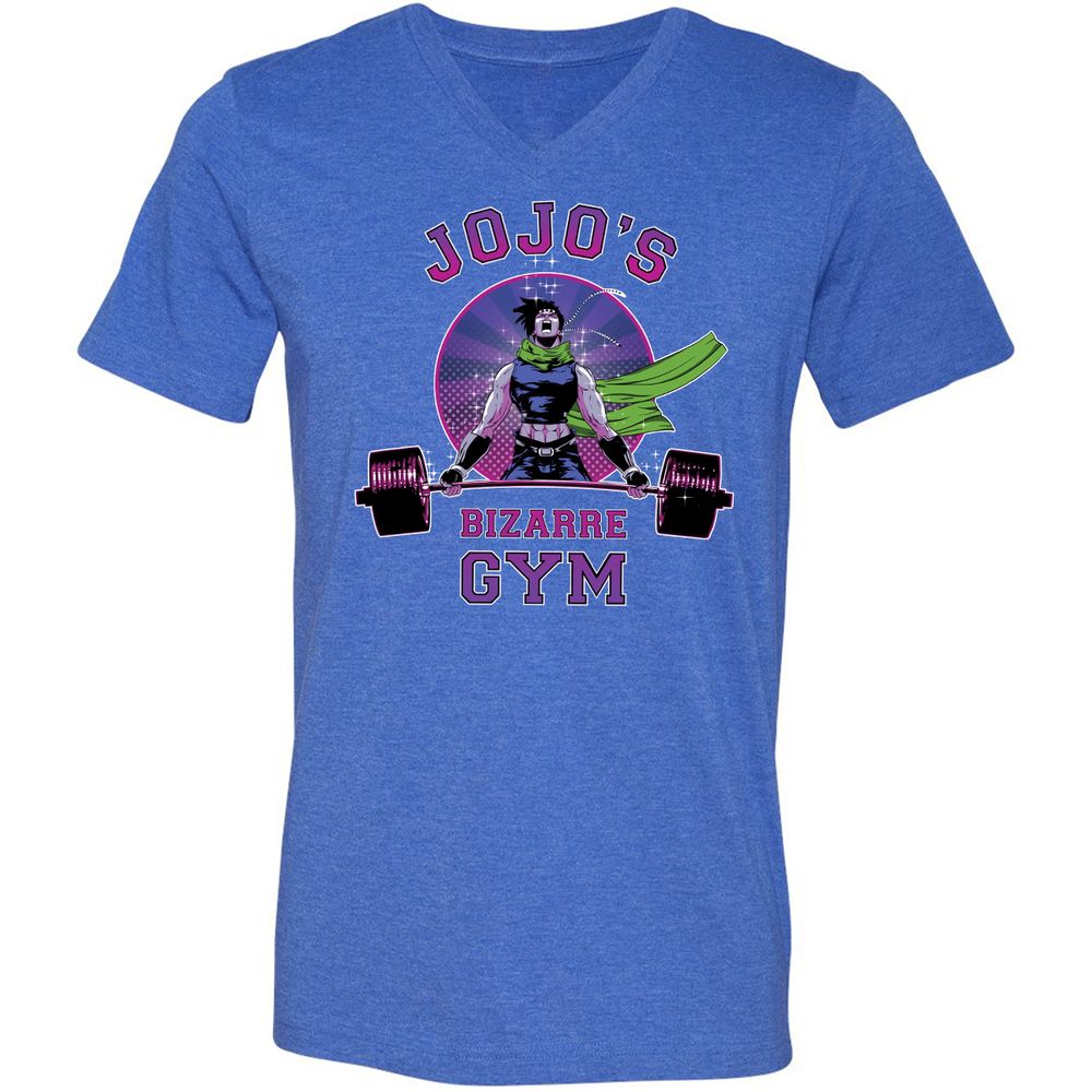 Unisex V-Neck T-Shirt - SBDSF32P - Heather True Royal - 14