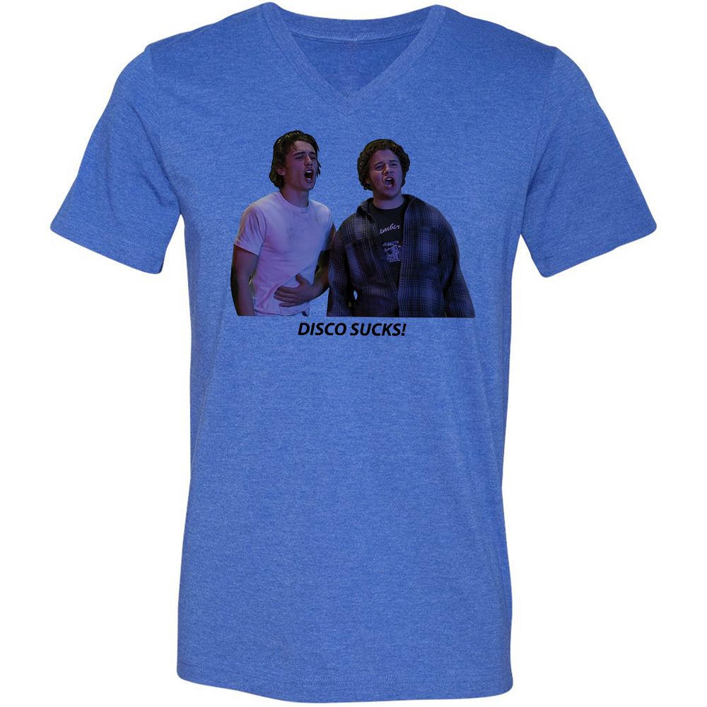 Unisex V-Neck T-Shirt - VY396GWP - Heather True Royal - 14