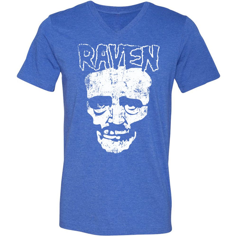 Unisex V-Neck T-Shirt - VULVSWAK - Heather True Royal - 14