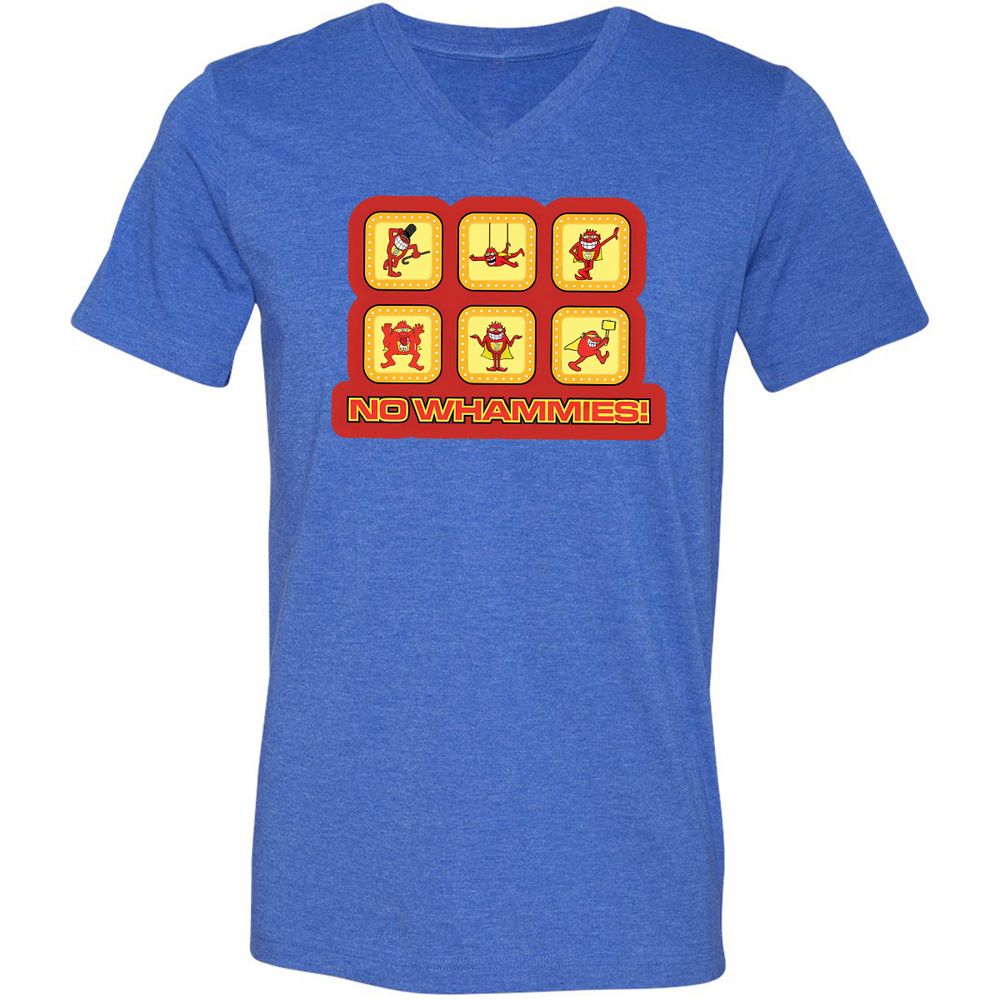 Unisex V-Neck T-Shirt - U3CUMYB6 - Heather True Royal - 14