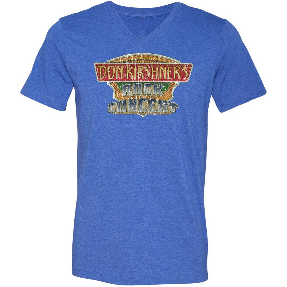 Unisex V-Neck T-Shirt - 5MJ4BWBX - Heather True Royal - 14